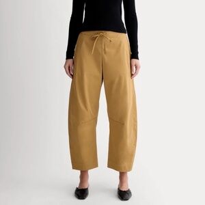 Everlane The Easy Barrel Pant in Oak Brown